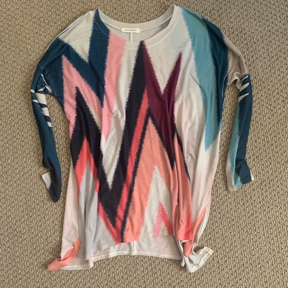 Boho Patterned Sweater - image 1